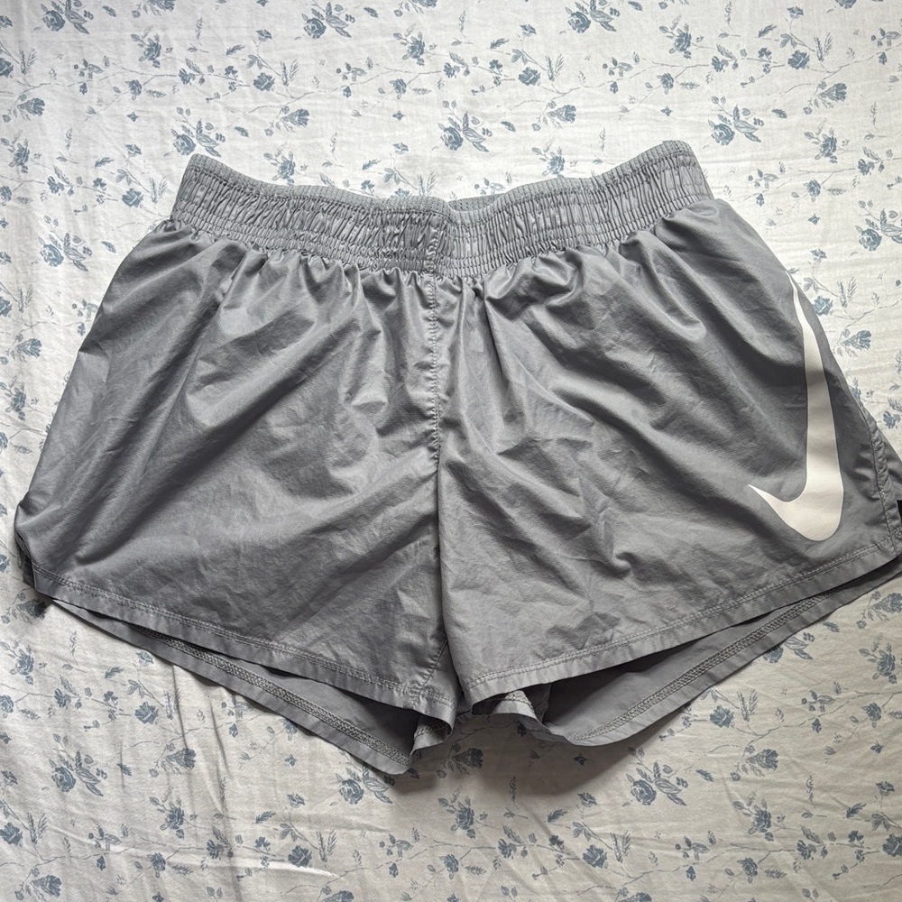 Grey Nike Women's Athletic Shorts